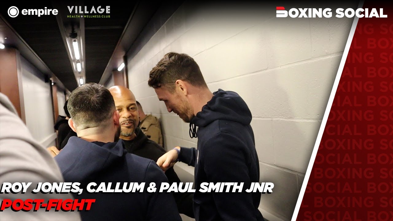 Roy Jones Jnr, Callum Smith & Paul Smith Jnr Embrace After Week Full Of  Tense Rivalry - YouTube