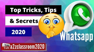 Tricks, Tips & Secrets of Whatsapp 2020 | Peeping on deleted messages & info screenshot 5
