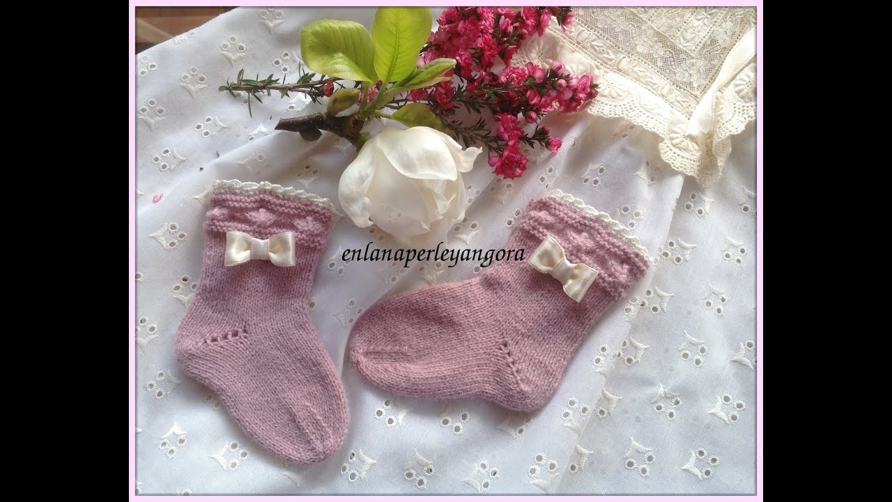 Calcetines/Medias para bebé, Modelo Victoria