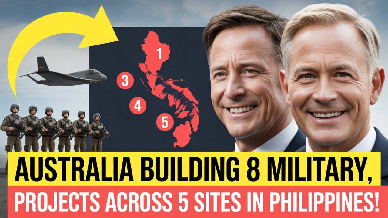 Australia’s Hidden Strategy: Building 8 Military Sites in the Philippines Against China