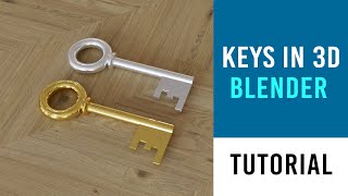 Tutorial How To Model 3D Keys In Blender Graph Skill