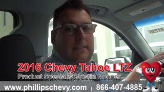 Phillips Chevrolet - 2016 Chevy Tahoe – Interior Walkaround- Chicago New Car Dealership