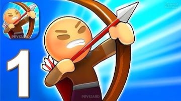 Archer Shooter 3D - Gameplay Walkthrough Part 1 - Master The Bow And Arrow (iOS, Android)