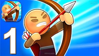 Archer Shooter 3D - Gameplay Walkthrough Part 1 - Master The Bow And Arrow (iOS, Android) screenshot 4