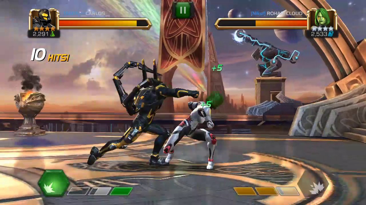 YELLOW JACKET VS GAMORA