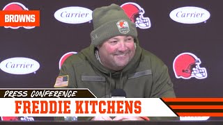 Freddie Kitchens Prepping for Bengals' Confidence After 1st Win | Cleveland Browns