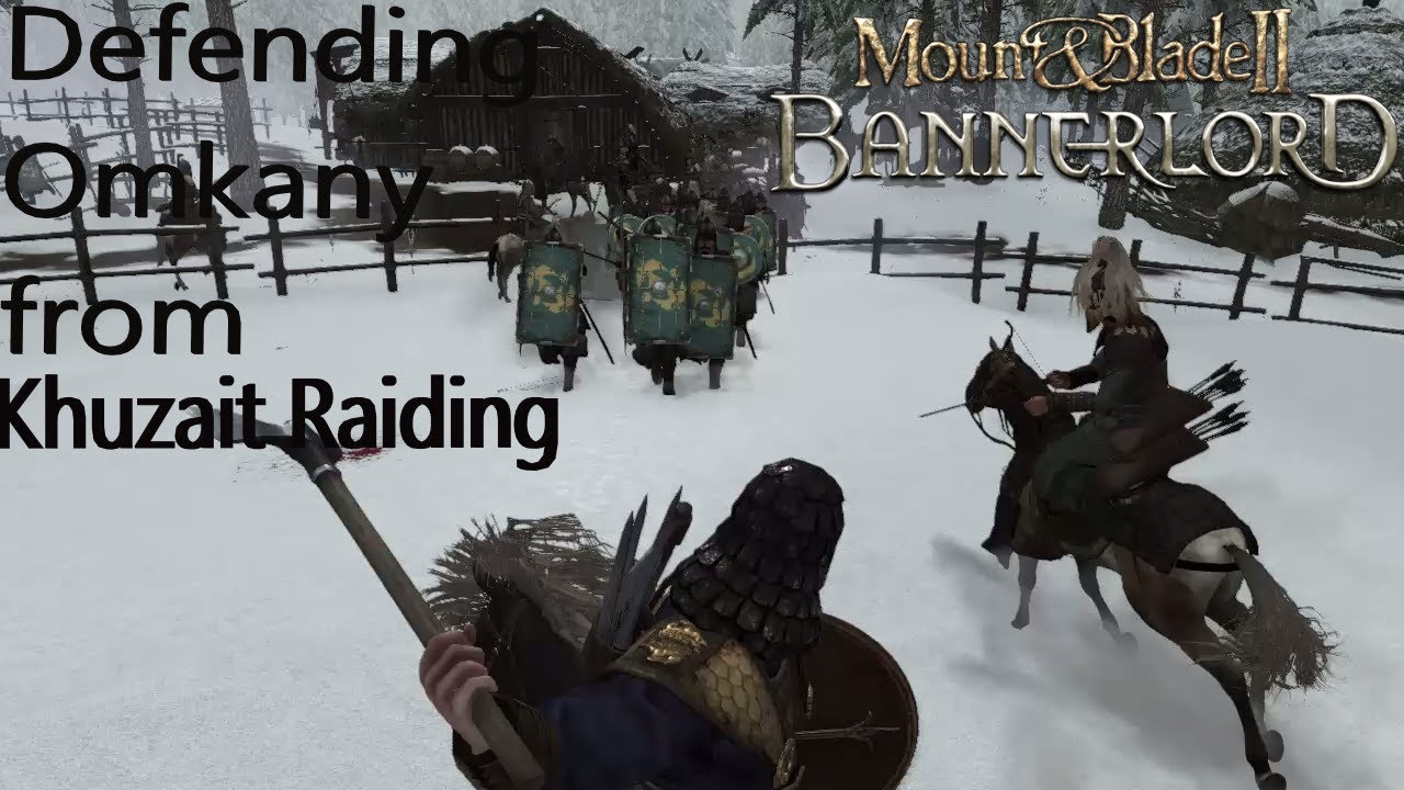 Mount & Blade II: Bannerlord|Defending the Village of Omkany from Khuzait Raiders|