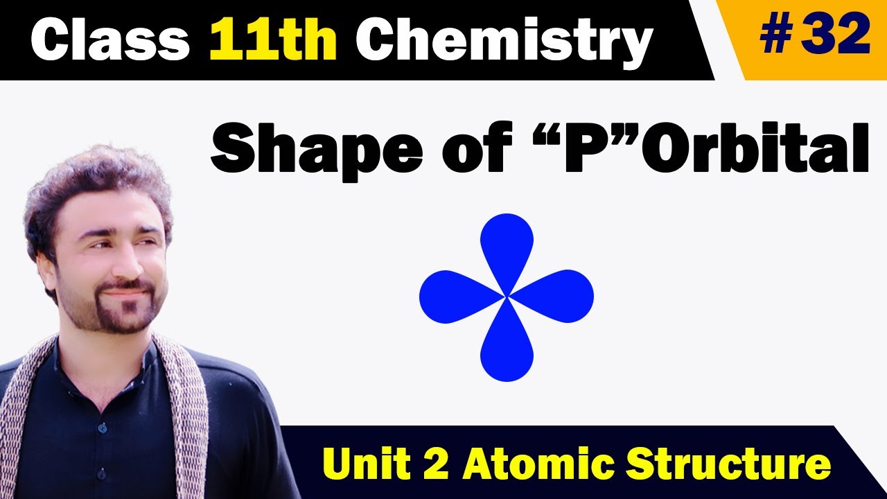 Shape of p orbital class 11