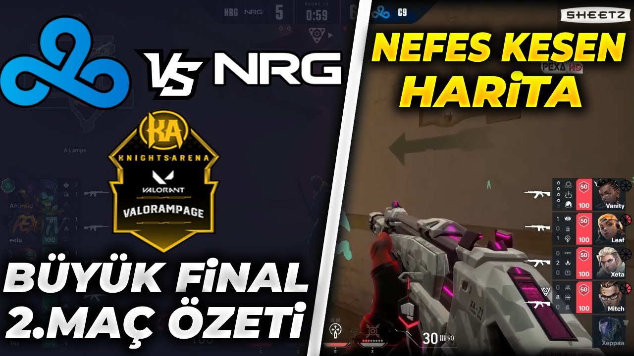 JETT VE REYNA BANLI BIND! Cloud9 vs NRG 2. Maç Özeti | Knights VALORAMPAGE Büyük Final