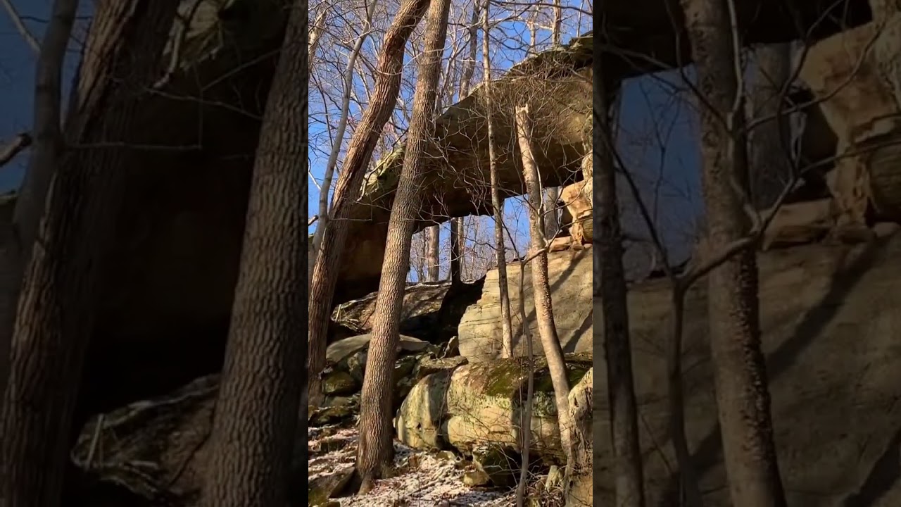 Raven Bridge Natural Arch in Carter County, Kentucky