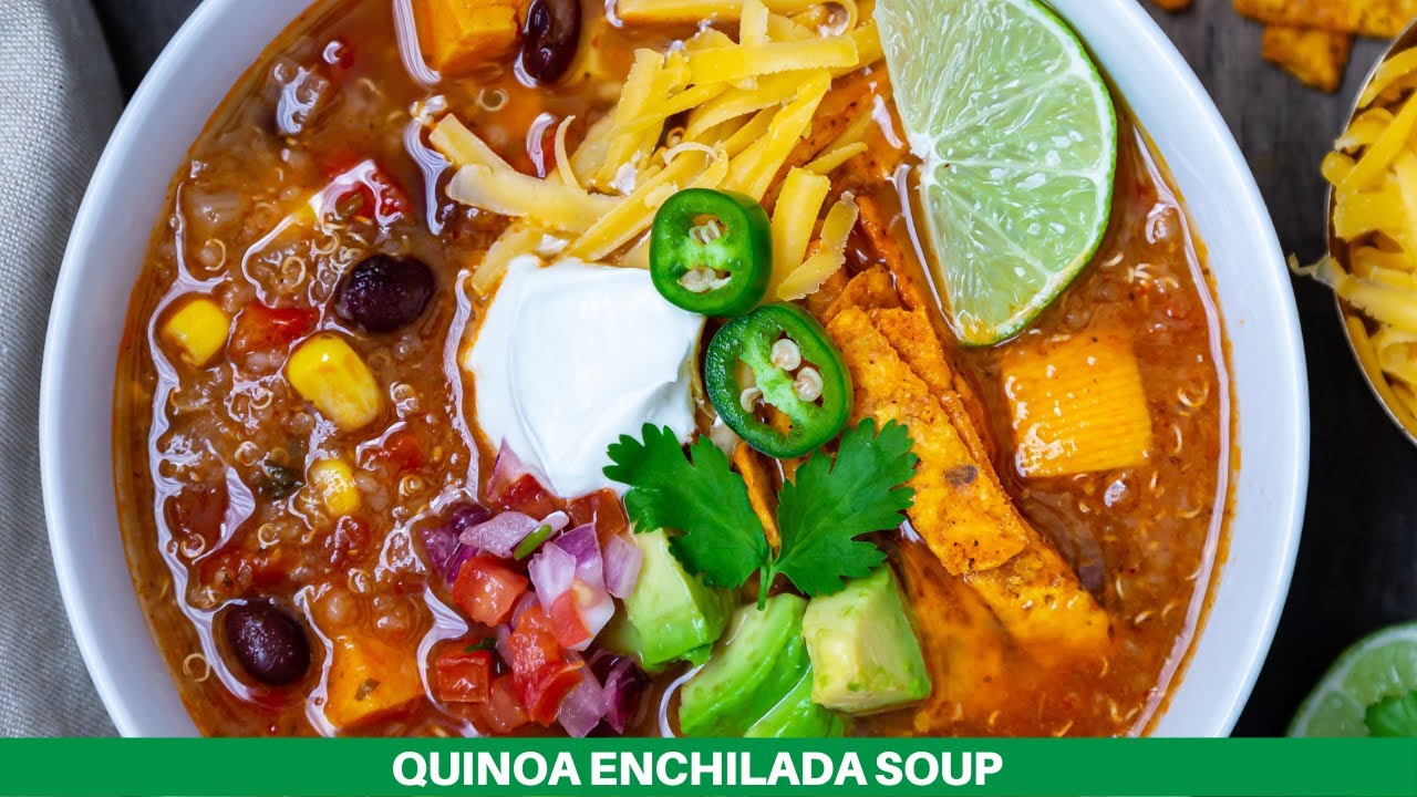 Quinoa Enchilada Soup Instant Pot Quinoa Soup Vegan Quinoa Soup Vegetarian Enchilada Soup