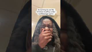 Screaming do you Christian mcaffrey or Ben roethlisberger part 5 #christianmccaffrey #nfl