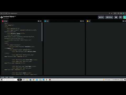 just html that goes in the body goes here error in pencode