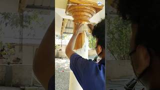 Watch The End Wooden Pillar Granite Pillar shorts viral shortsfeed walldecor pillar