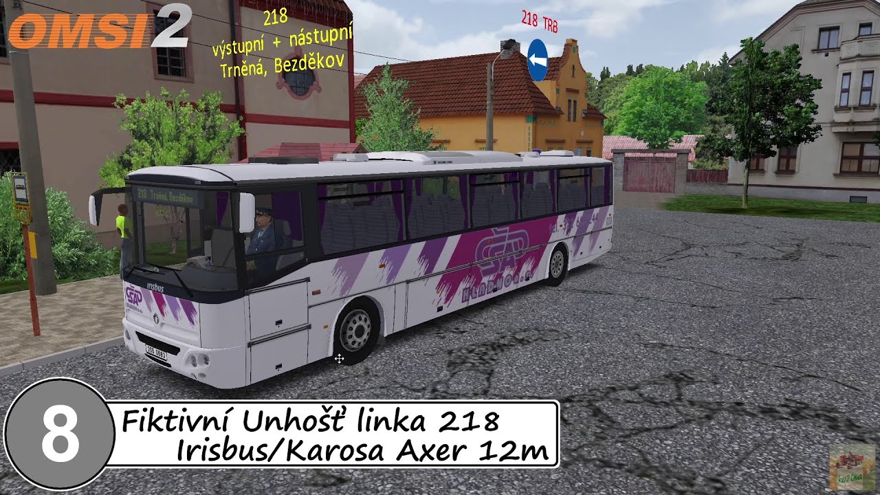 OMSI 2 #8 - Fiktivní Unhošť - Irisbus/Karosa Axer 12m