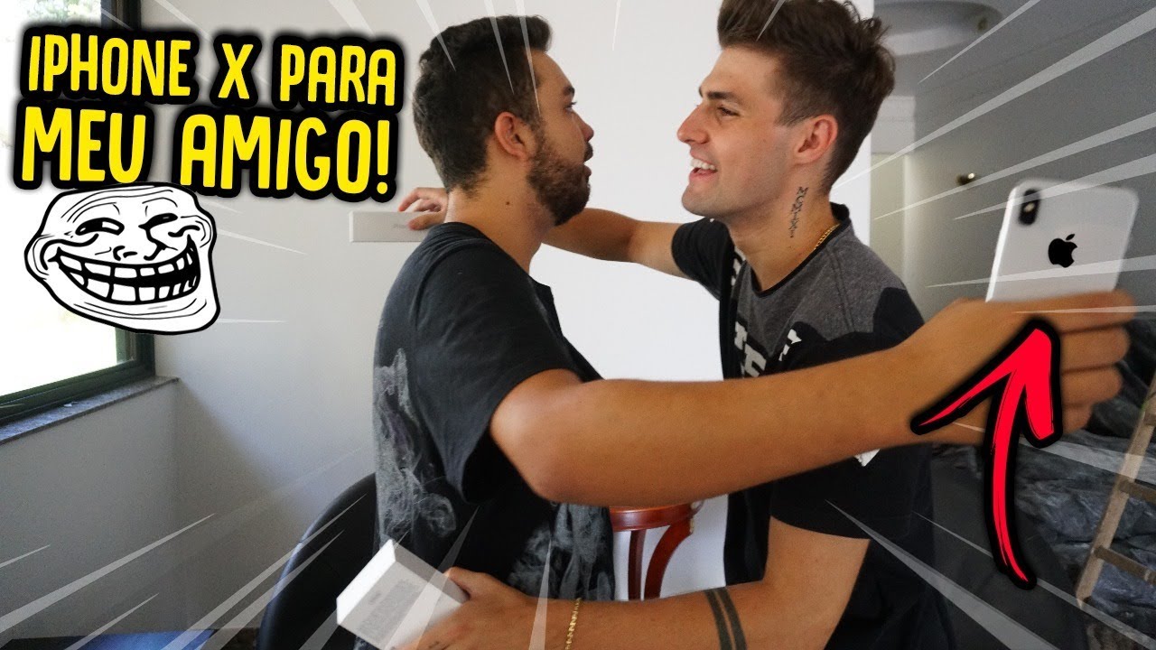 desenhos de coração DEI UM IPHONE X PARA MEU AMIGO!! - TROLLANDO MEU AMIGO!! [ REZENDE EVIL ]