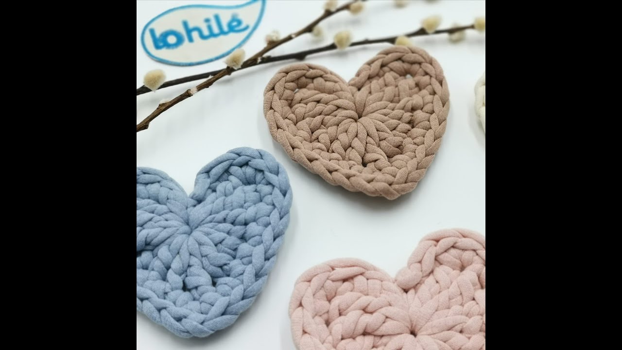 COMO TEJER UN CORAZÓN DE CROCHET SENCILLO