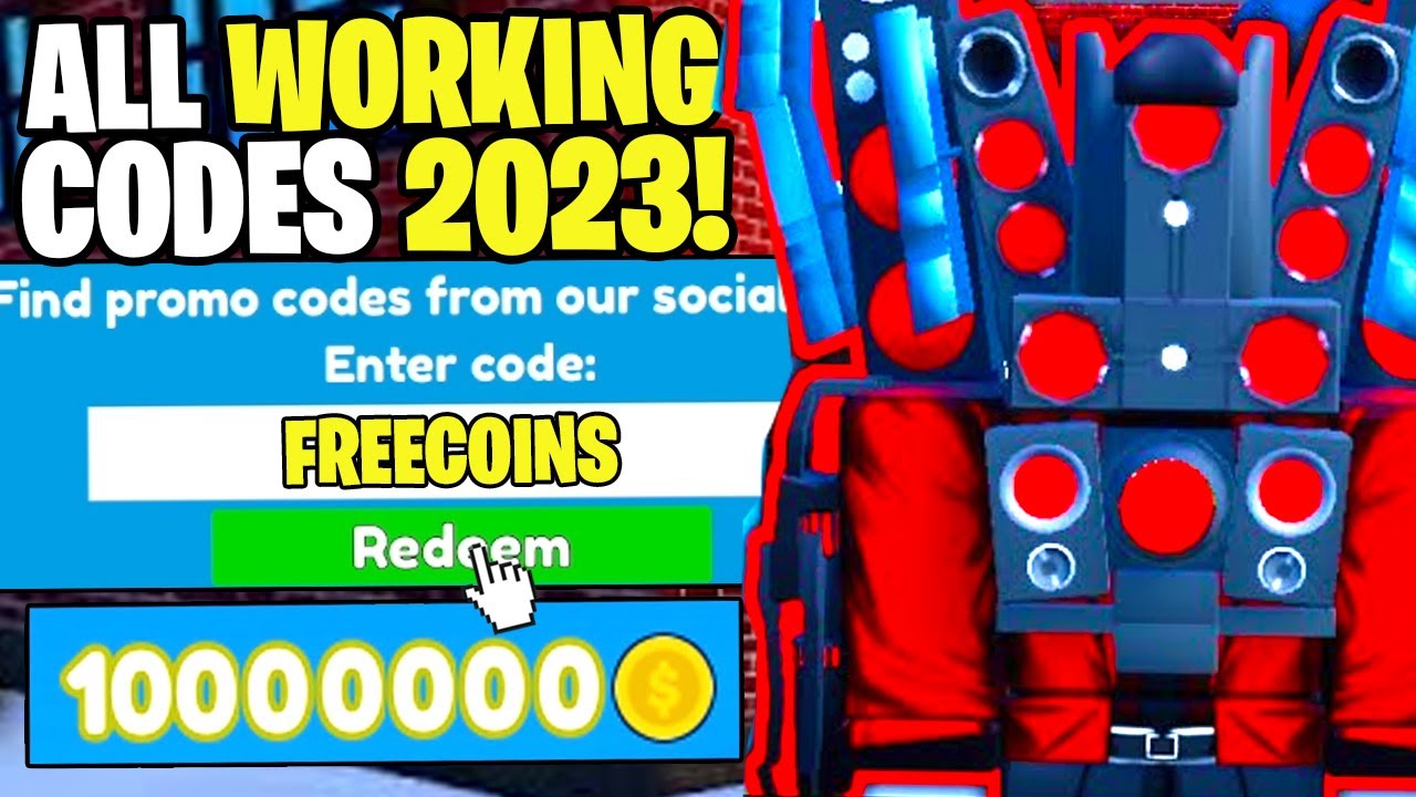 Roblox Toilet Tower Defense codes for free Coins & Luck Boosts in August  2023 : r/CharlieINTEL