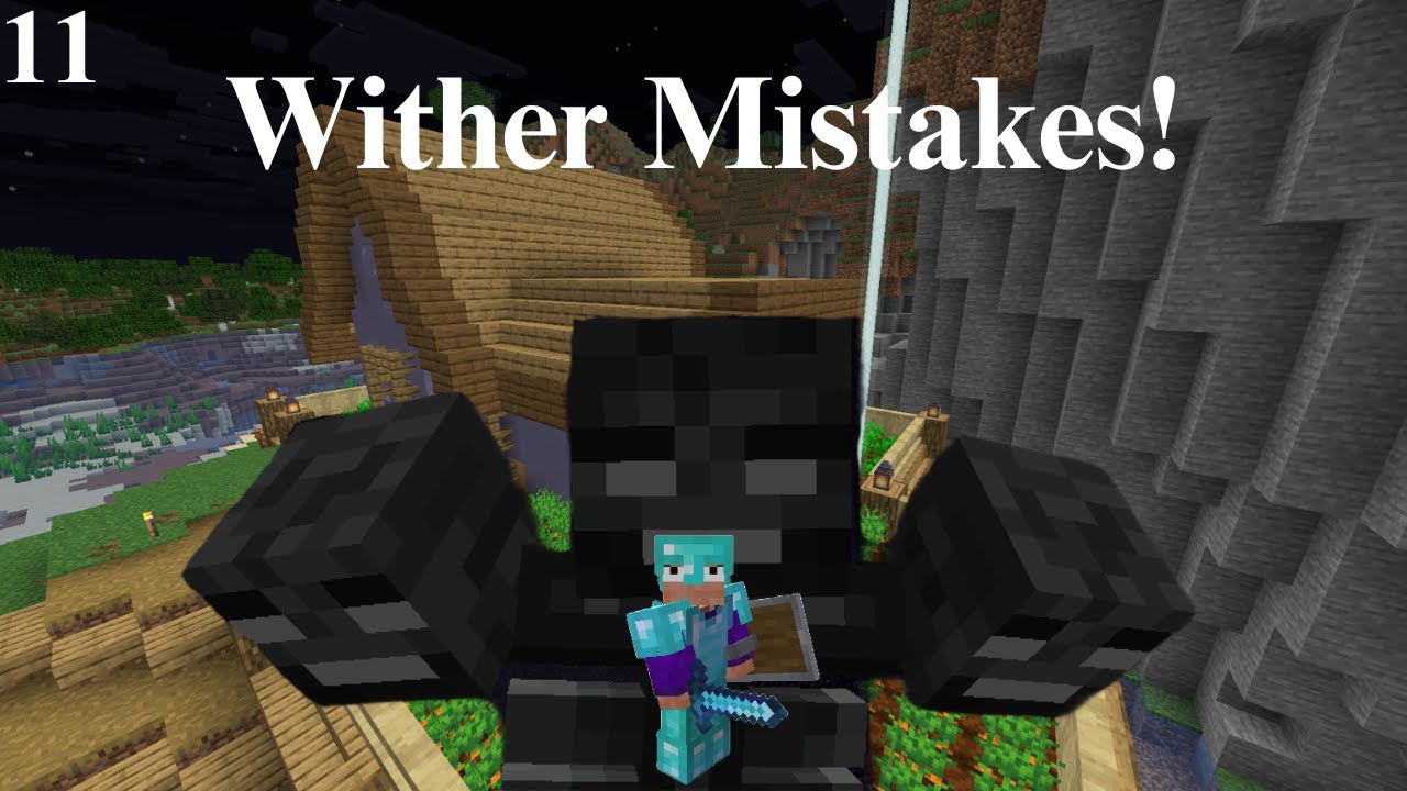 Wither Mistakes and House Expansion  | Minecraft Let's Play Episode 11