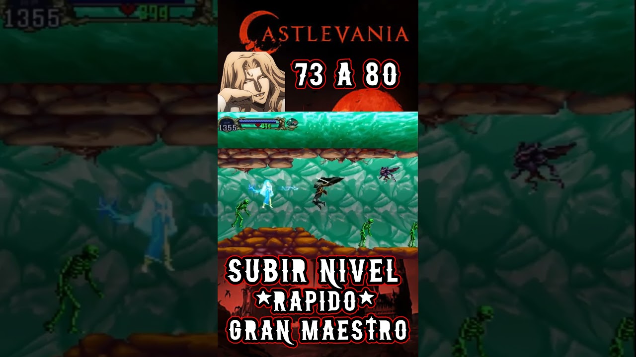 SUBIR NIVEL Rapido || Castlevania: Symphony of The Night "REBORN" v1.4 Su Version MAS DIFICIL