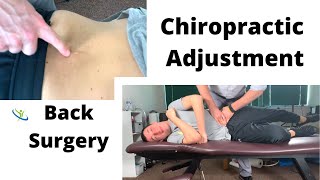 Chiropractic Adjustment LOUD CRACK After Back Surgery