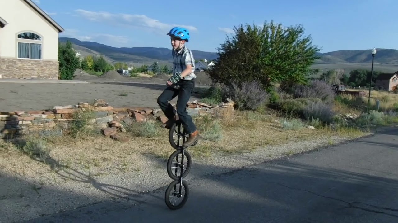Tall Three Wheel Unicycle 11 Year Old YouTube