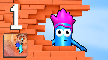 Bricky Fall by VOODOO - Gameplay Walkthrough [Android, iOS Game] part 1