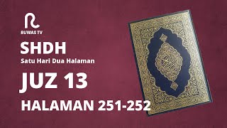 SHDH - Juz 13 Halaman 251-252
