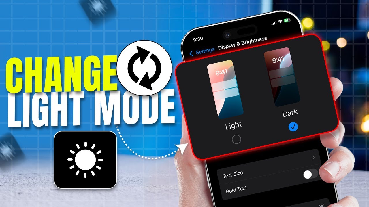 How To Change From Light Mode To Dark Mode on iPhone | Switch to Dark Mode