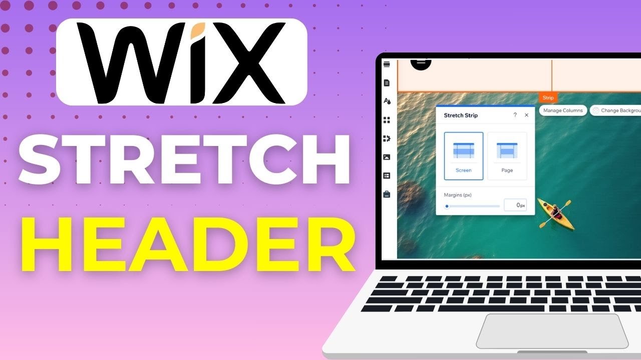 How To Stretch Header To Full Width In Wix Quick Guide - YouTube