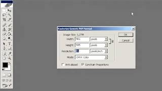 Photoshop Dersleri 31 Bir Pdf Belgesi Açmak Youtube
