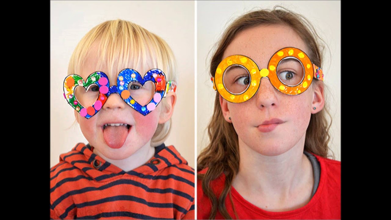 Смешные маски на 1 апреля. Смешные очки для праздника. Поделка очки. Смешные очки своими руками ребенку. Бумажные очки для детей.