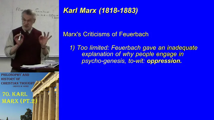 70. Marx's Critique of Feuerbach