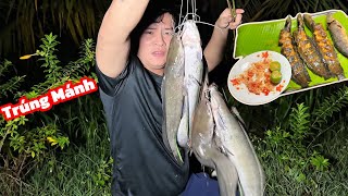 Khai Xuân Ku Đen Khai Trương Vô Mánh Cá Cấm Câu Bí Kiếp Làm Cá Trê Nướng Siêu Ngon #kuden #kudenday