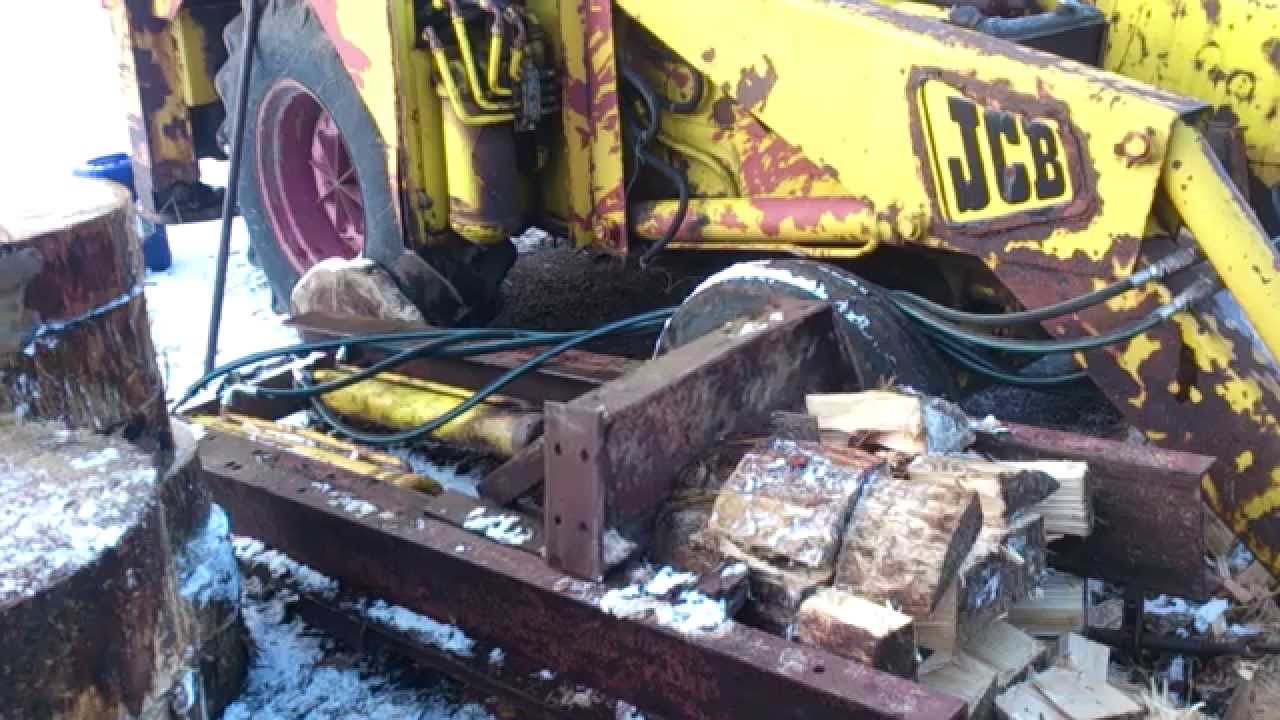 Homemade Log Splitter 3 YouTube