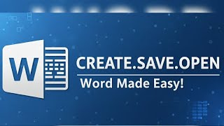 How to Create, Save & Open a Document (Step-by-Step Guide)