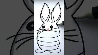 Easter Bunny Coloring Page Shorts