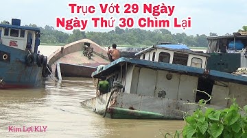 Sà lan chìm gãy đôi,lại gặp nạn,khi kéo về, bất ngờ chìm lại mất luôn
