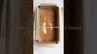 Salted caramel banana bread ✨️