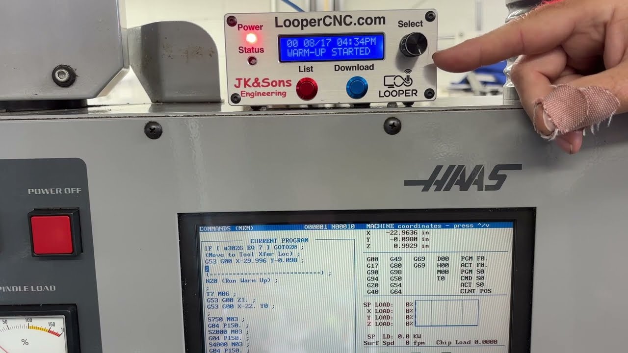 Meet Looper: Wireless CNC Machine DNC File Transfer