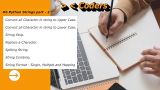 #6 Python Strings Part -2 Modify, Combine and Format with Demo Latest - 3.8.1