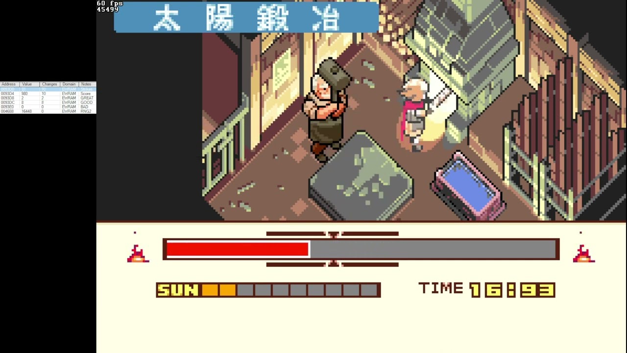 Boktai 2: Optimising Solar Forge For Sensor-Less