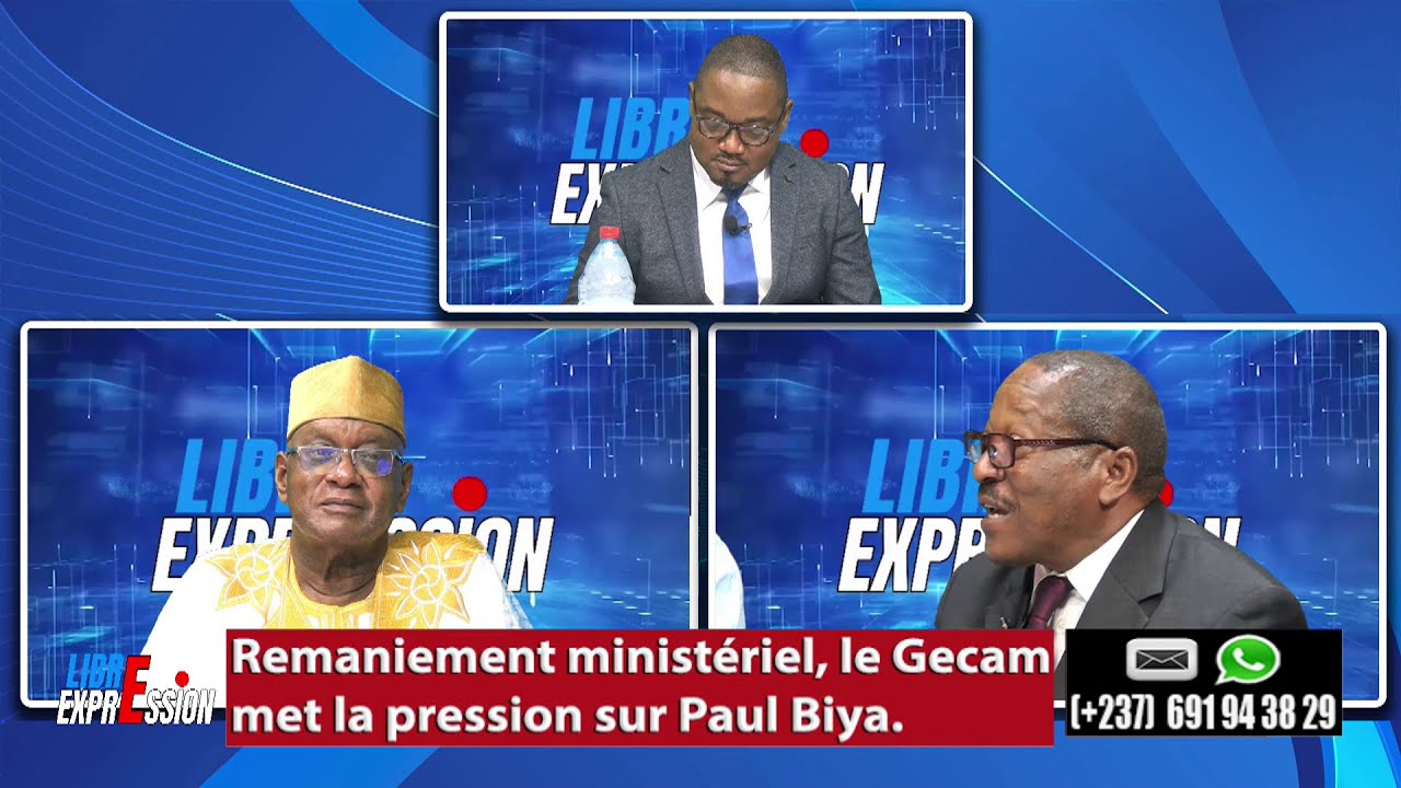 "LE GECAM N'A AUCUNE LEÇON A DONNER AU PRÉSIDENT BIYA" - LIBRE EXPRESSION DU 25 JANVIER 2026
