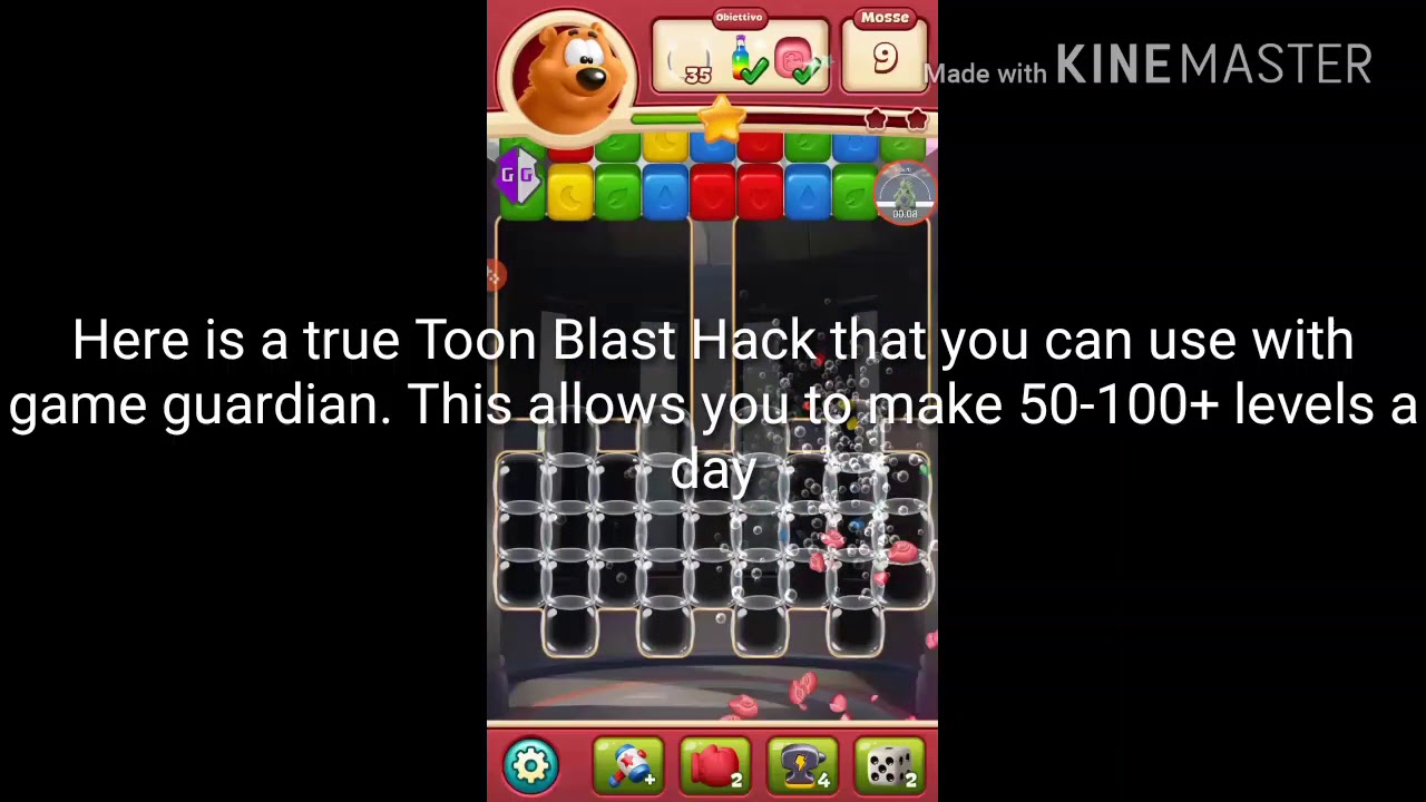Toon Blast Real Hack With Game Guardian