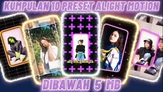 10 PRESET JEDAG JEDUG  ALIGHT MOTION  LAGU DJ YAMETE KUDASAI || PRESET  DIBAWAH 5 MB