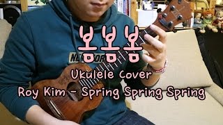 Video thumbnail of "봄봄봄(Bom Bom Bom) - 로이킴(Roy Kim) (Ukulele Cover, 우쿨렐레 연주) By 평화로움"