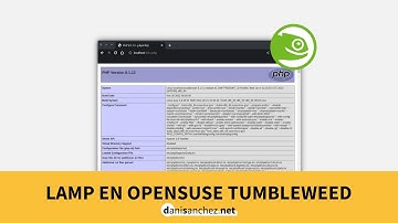 Instalar LAMP (Linux, Apache, MySQL, PHP) en Opensuse Tumbleweed