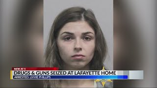 Drugs, guns arrest in Lafayette