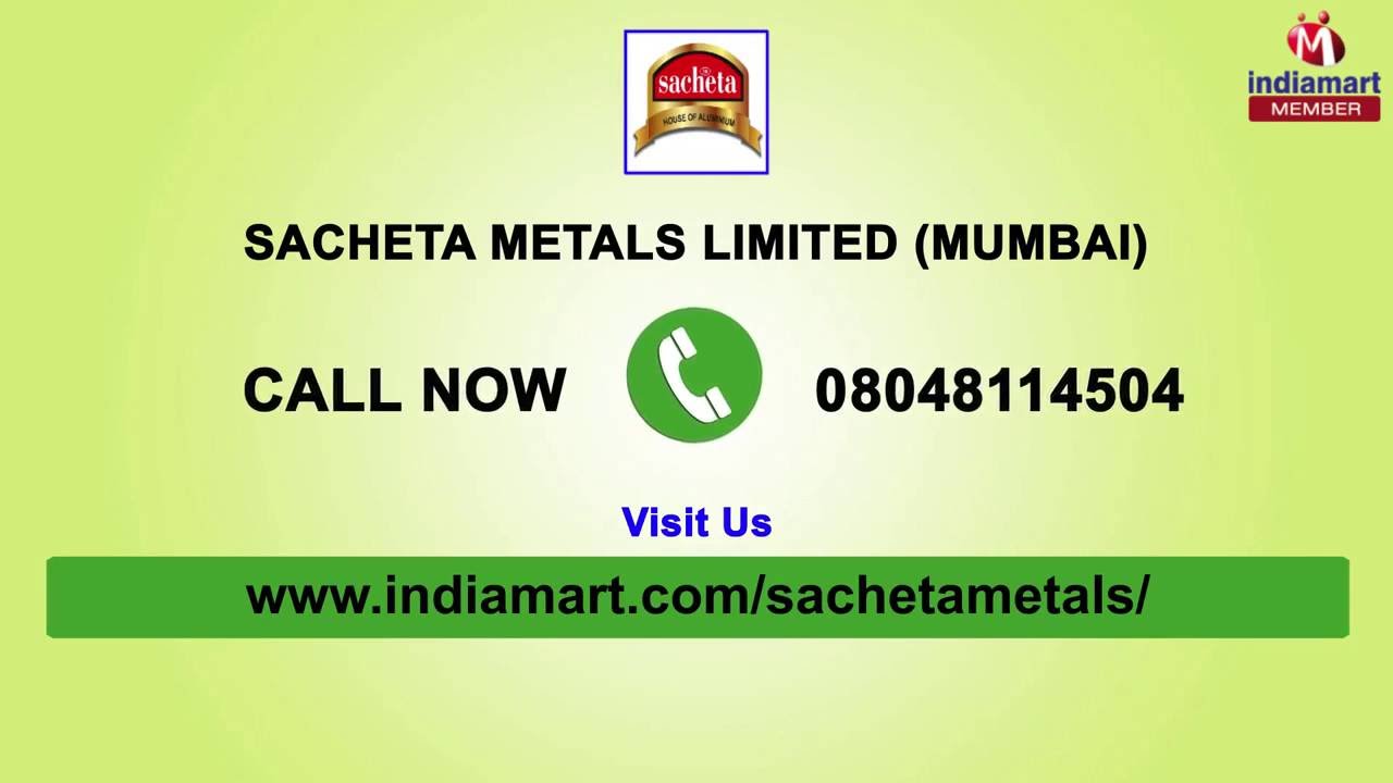 Aluminum Kitchenwares by Sacheta Metals Limited, Mumbai YouTube