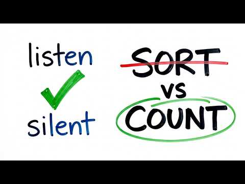 Valid Anagram Explained — Why Sorting Isn't the Fastest Fix (Python)